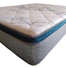 Load image into Gallery viewer, Bamboo Navy Blue Pillow Top Mattress