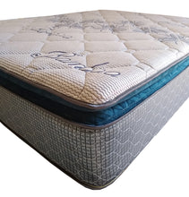 Load image into Gallery viewer, Bamboo Navy Blue Pillow Top Mattress
